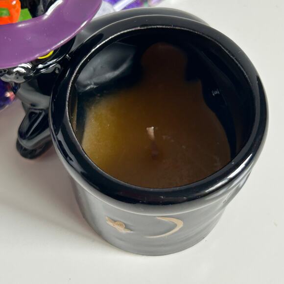 Halloween Lot Black Cat Box Candle Holder Cauldron Wand Spooky Decor - Picture 9 of 11